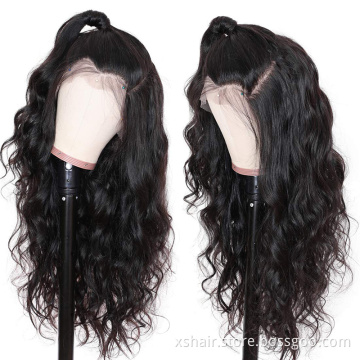 Brand New Brown Lace Front Brazilian Virgin Brazilian Bone Straight Bodywave China Human Hair Wig